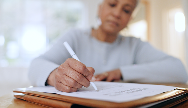 Woman Writing